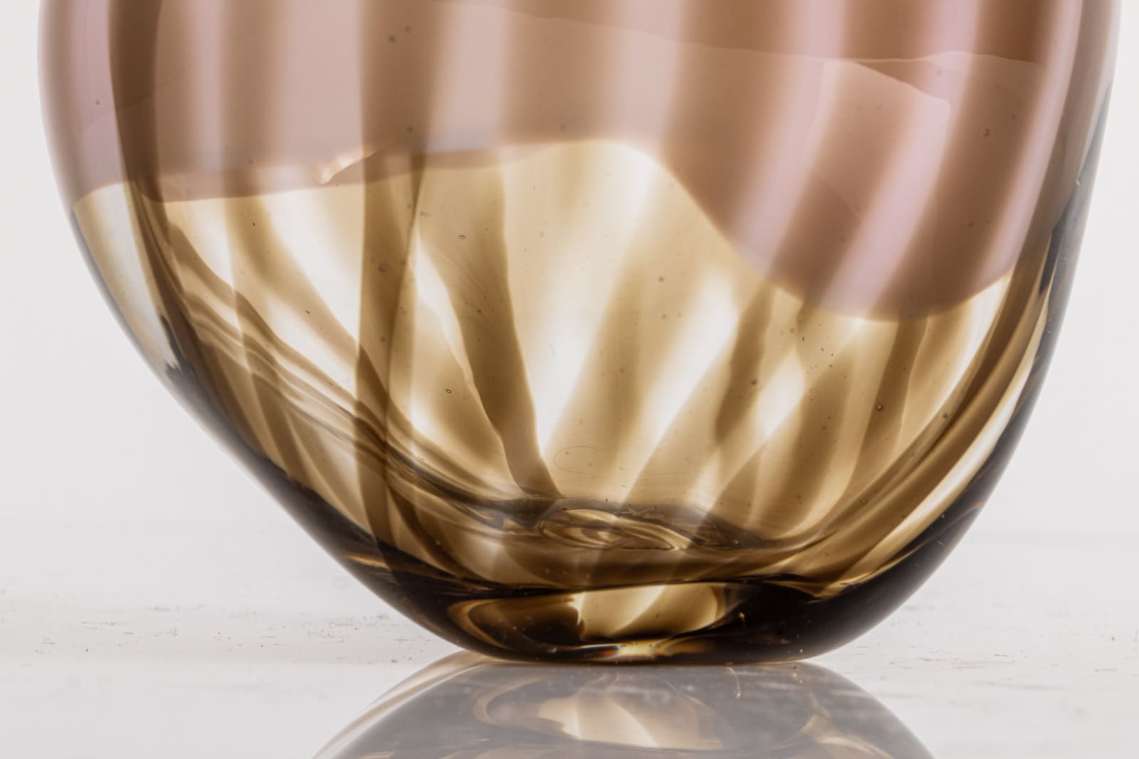 Michèle Oberdieck, Sepia Striped Round Vessel