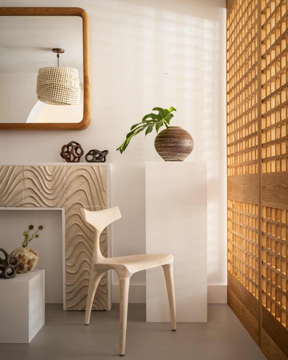 Morten Stenbaek, White Ash Triplex Chair