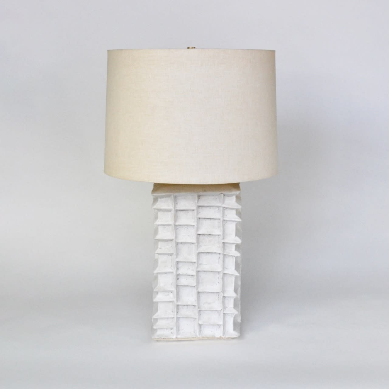 Christopher Maschinot, White Carved Lamp