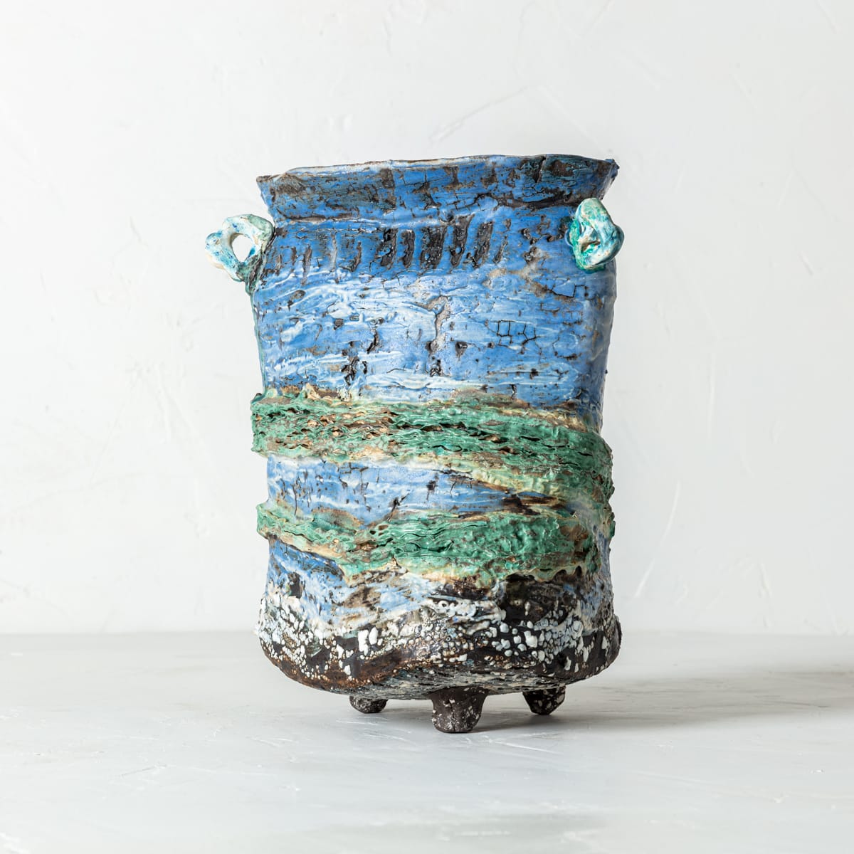 Ani Kasten, Tall Seascape with Three Feet