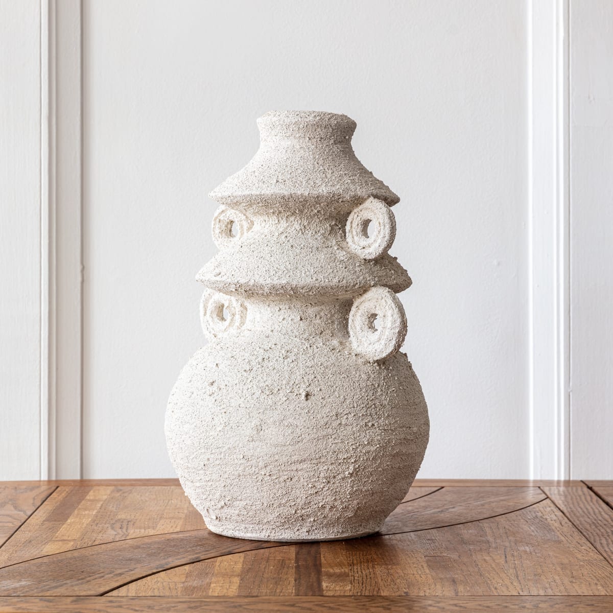 Christopher Maschinot, Textured Vessel with Handles