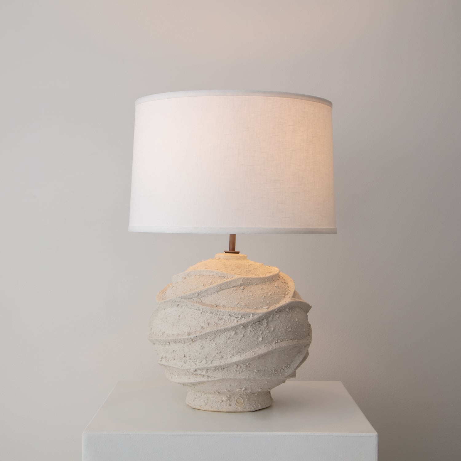 Ceramic wave deals lamp