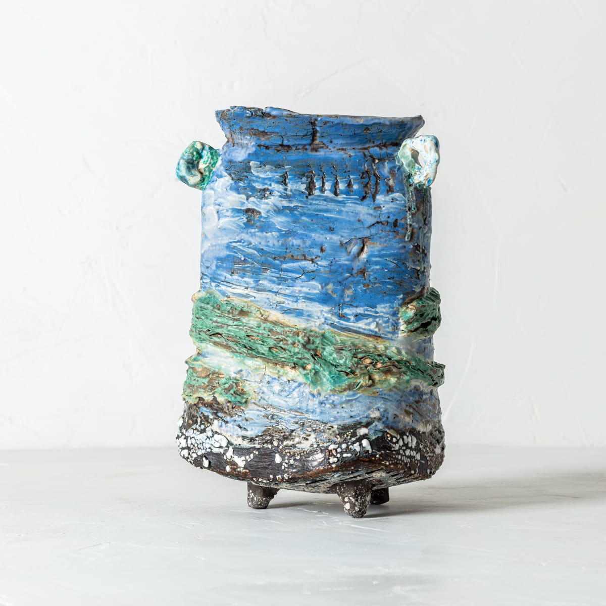 Ani Kasten, Tall Seascape with Three Feet