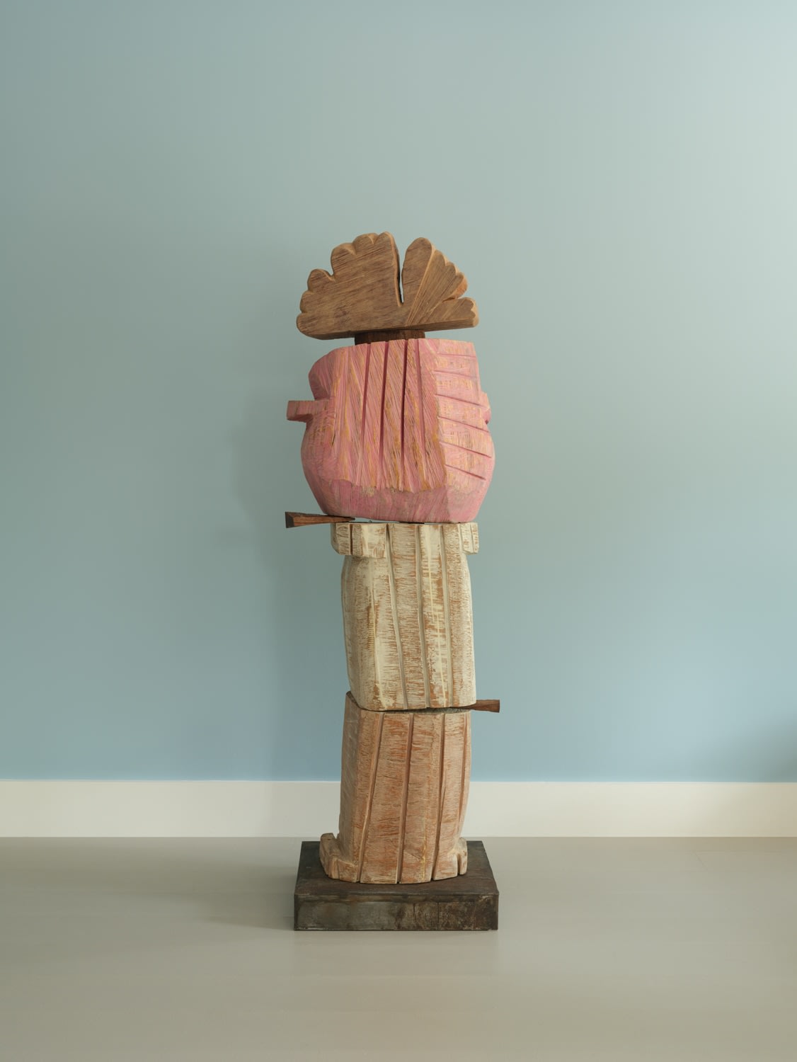 Nadia Yaron, Pink Vessel on a Broken White Column
