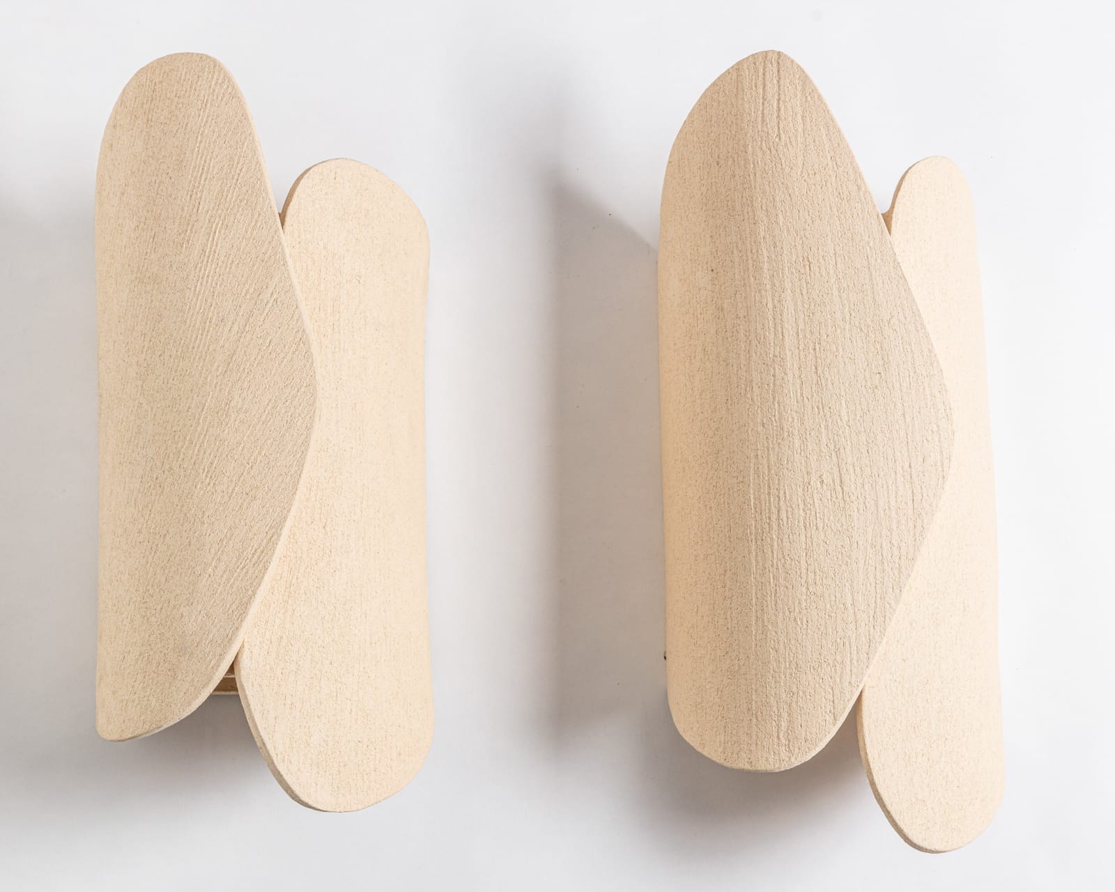Olivia Cognet, Pair of Ivory Palm Sconces