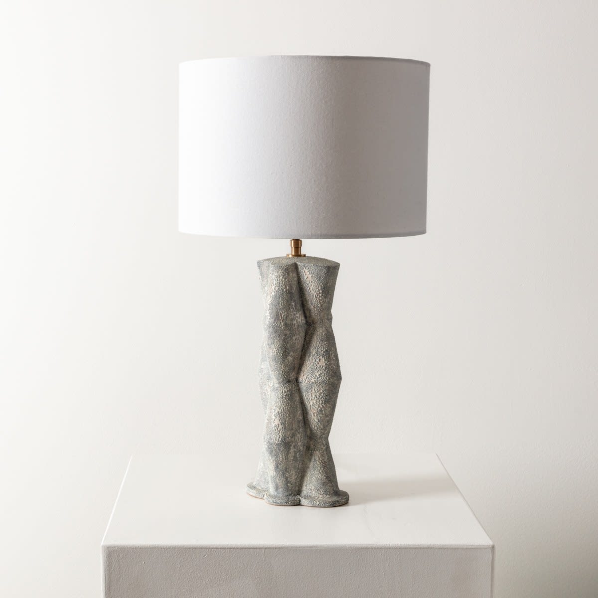 Gary Dipasquale, White Pebble Totem Lamp