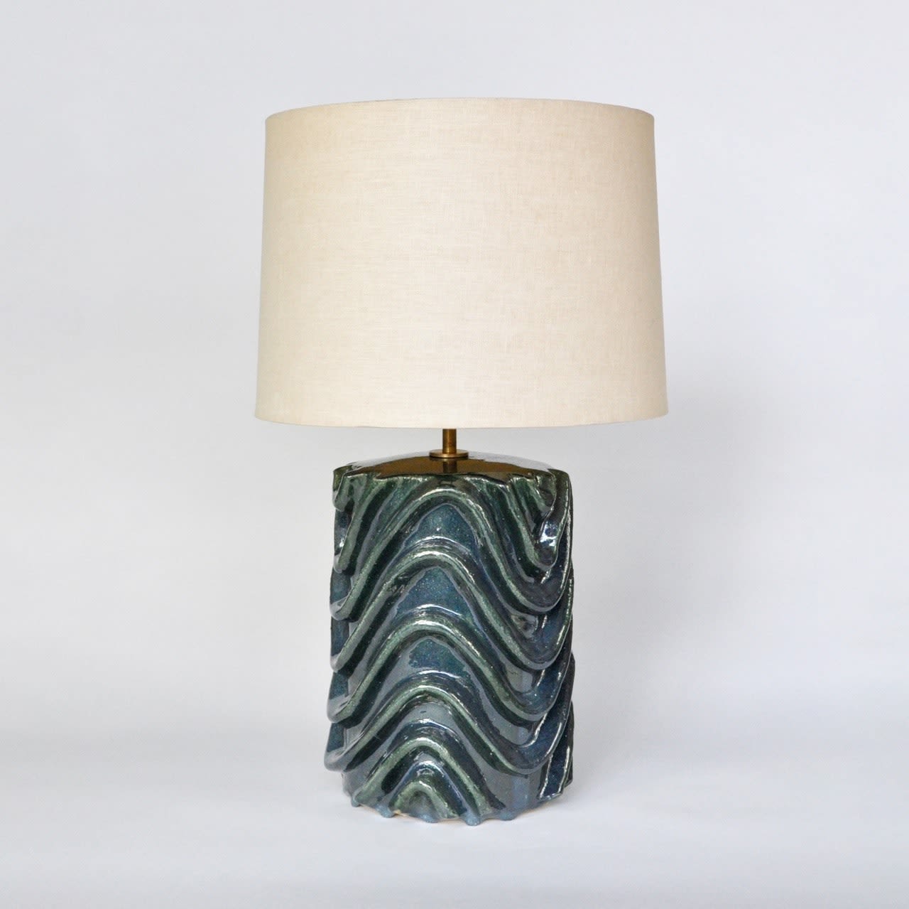 Christopher Maschinot, Wave Lamp in Teal