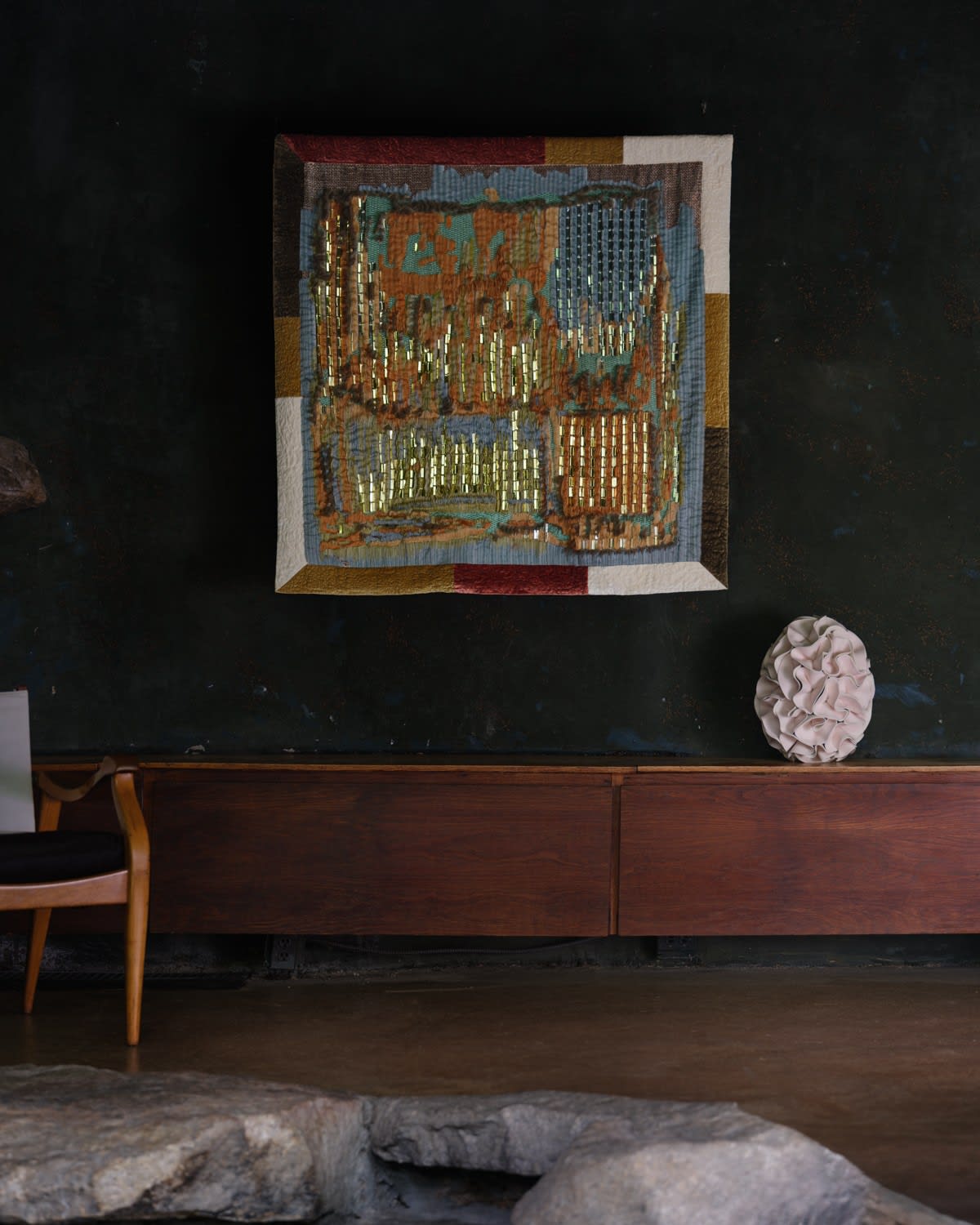 Geraldine Larkin, Handcrafted Embroidered Tapestry