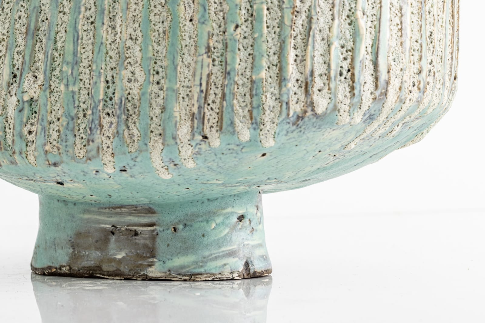 Ani Kasten, Cinched Oval Vessel with Porcelain Shards