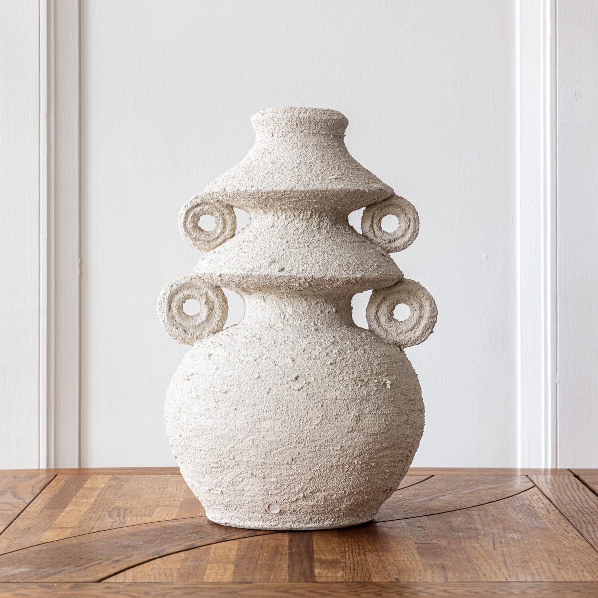 Christopher Maschinot, Textured Vessel with Handles