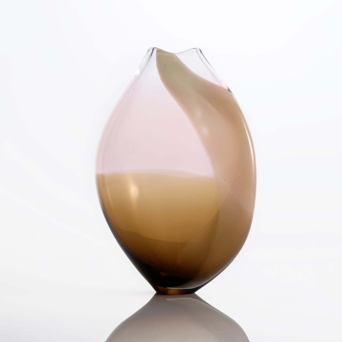 Michèle Oberdieck, Large Delicate Pink Sepia Cloud Vessel