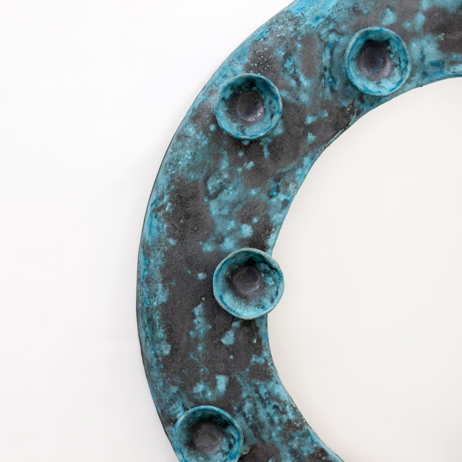 William Coggin, Turquoise Bubble Mirror