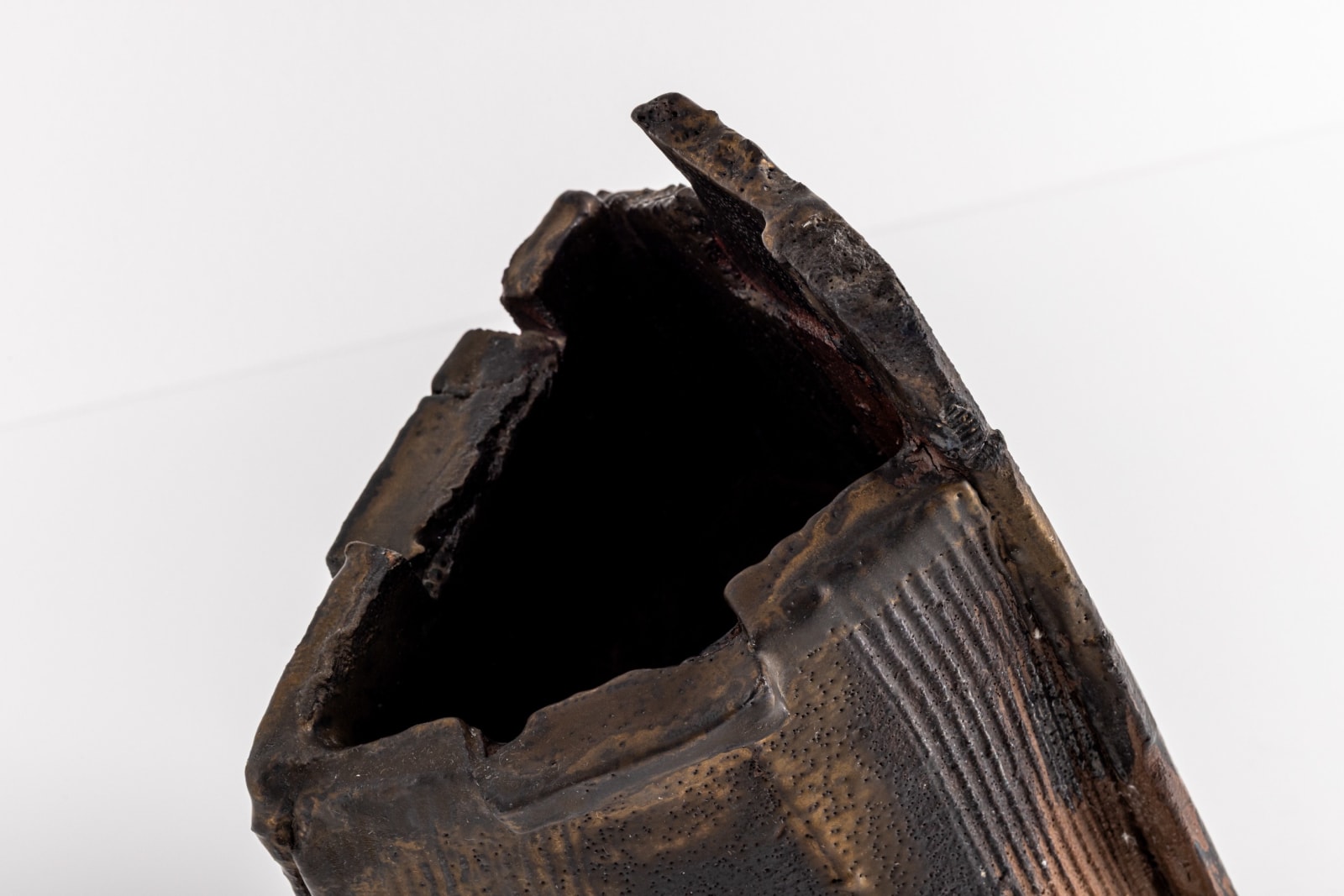 Jeff Shapiro, Bronze Slab Vessel