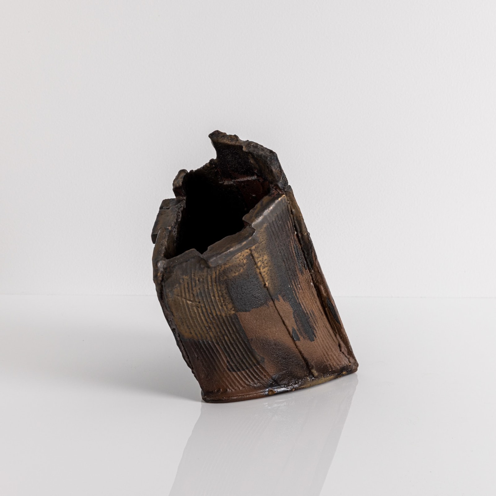 Jeff Shapiro, Bronze Slab Vessel