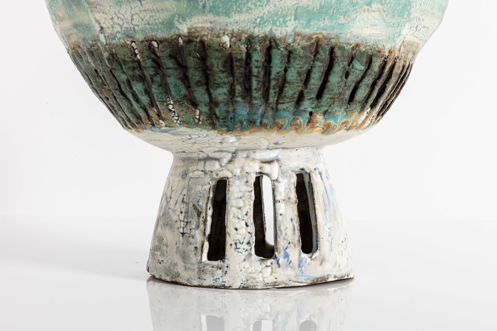 Ani Kasten, Blue Pedestal Bowl