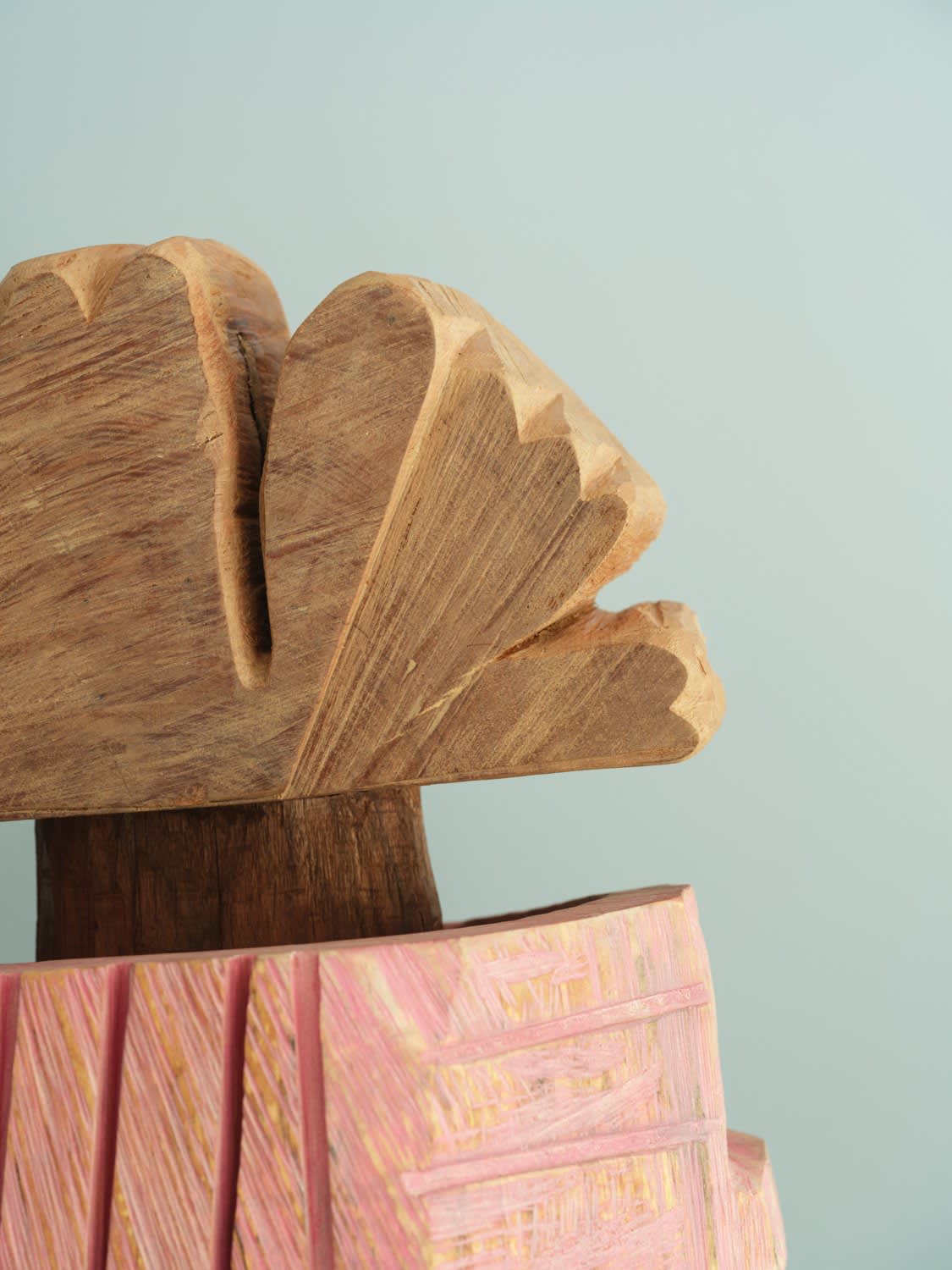 Nadia Yaron, Pink Vessel on a Broken White Column