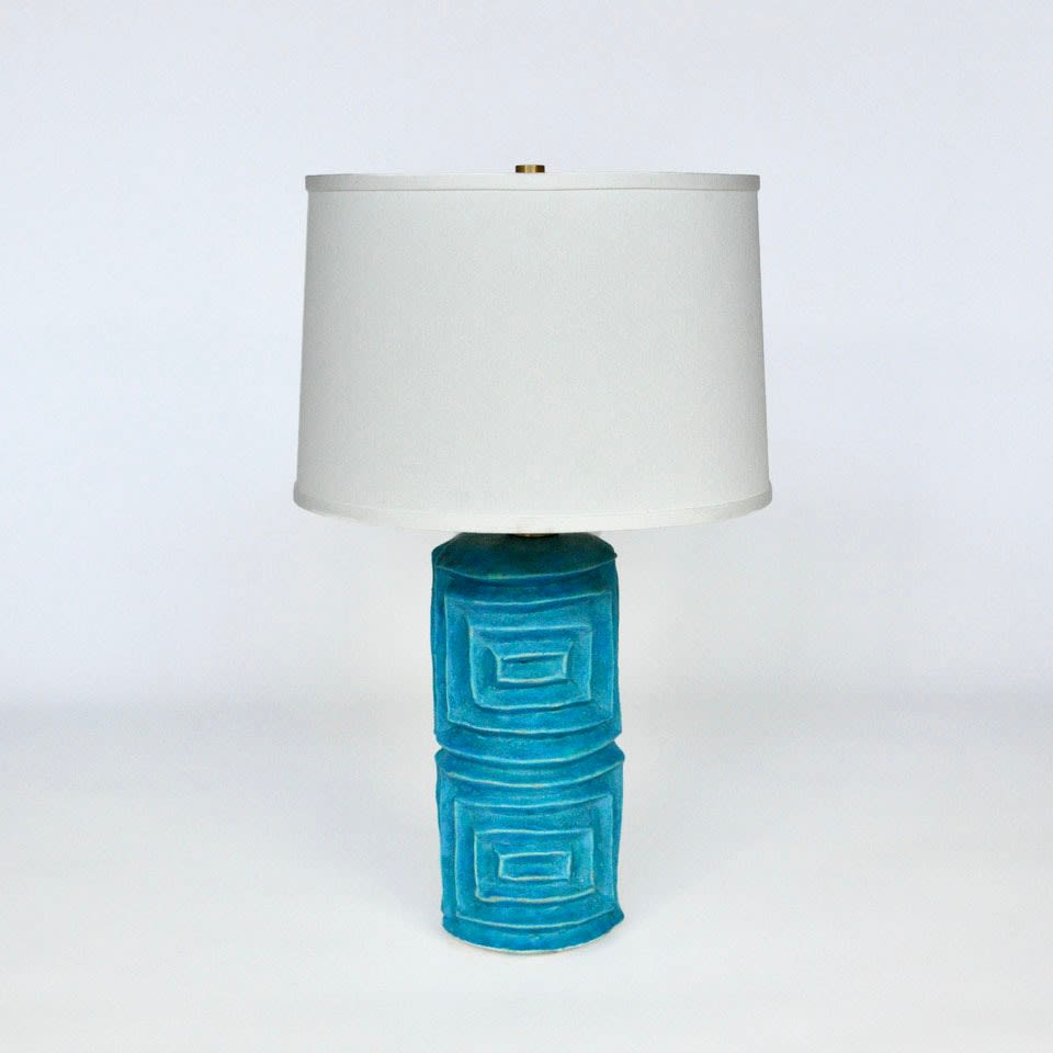 Christopher Maschinot, Teal Squares Lamp