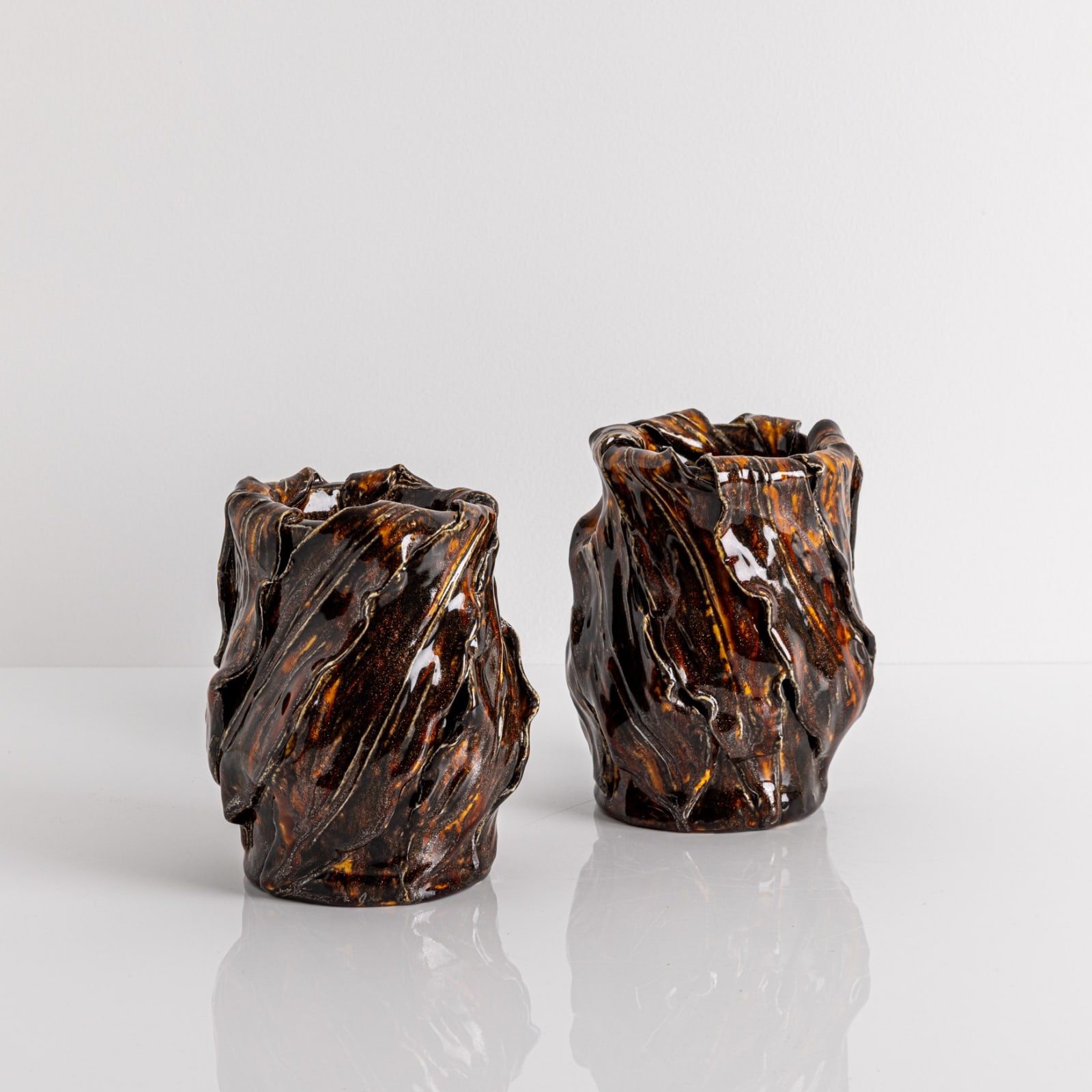 Elizabeth Blake, Autumn Leaves Vessel Pair