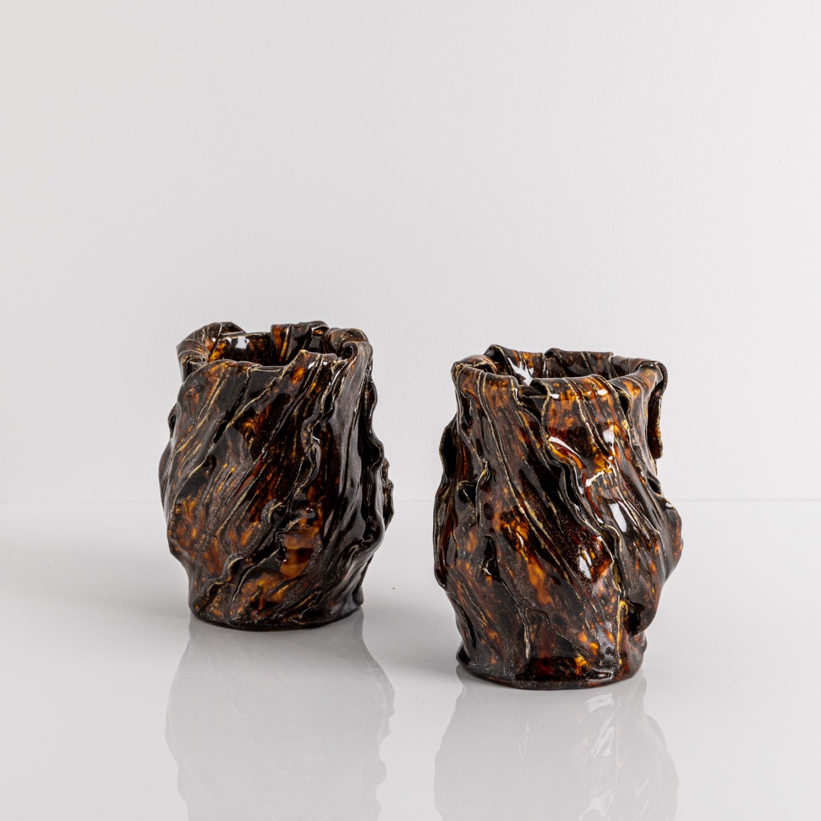 Elizabeth Blake, Autumn Leaves Vessel Pair