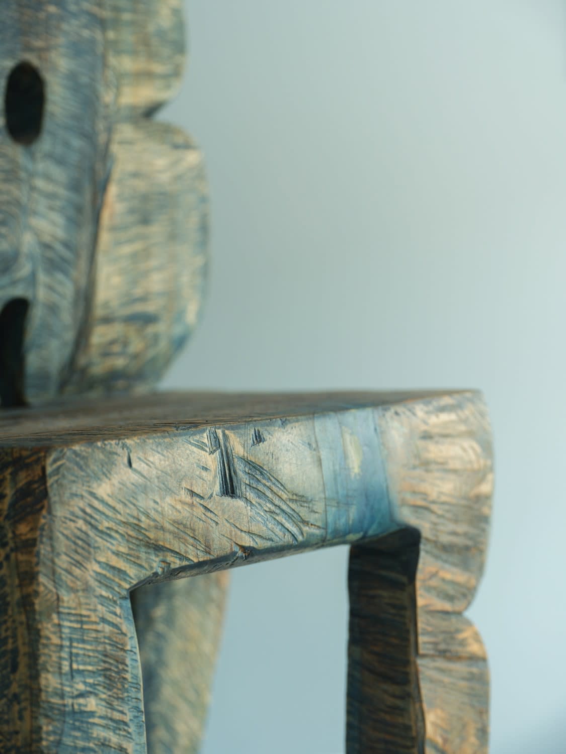 Nadia Yaron, Indigo Flower Chair