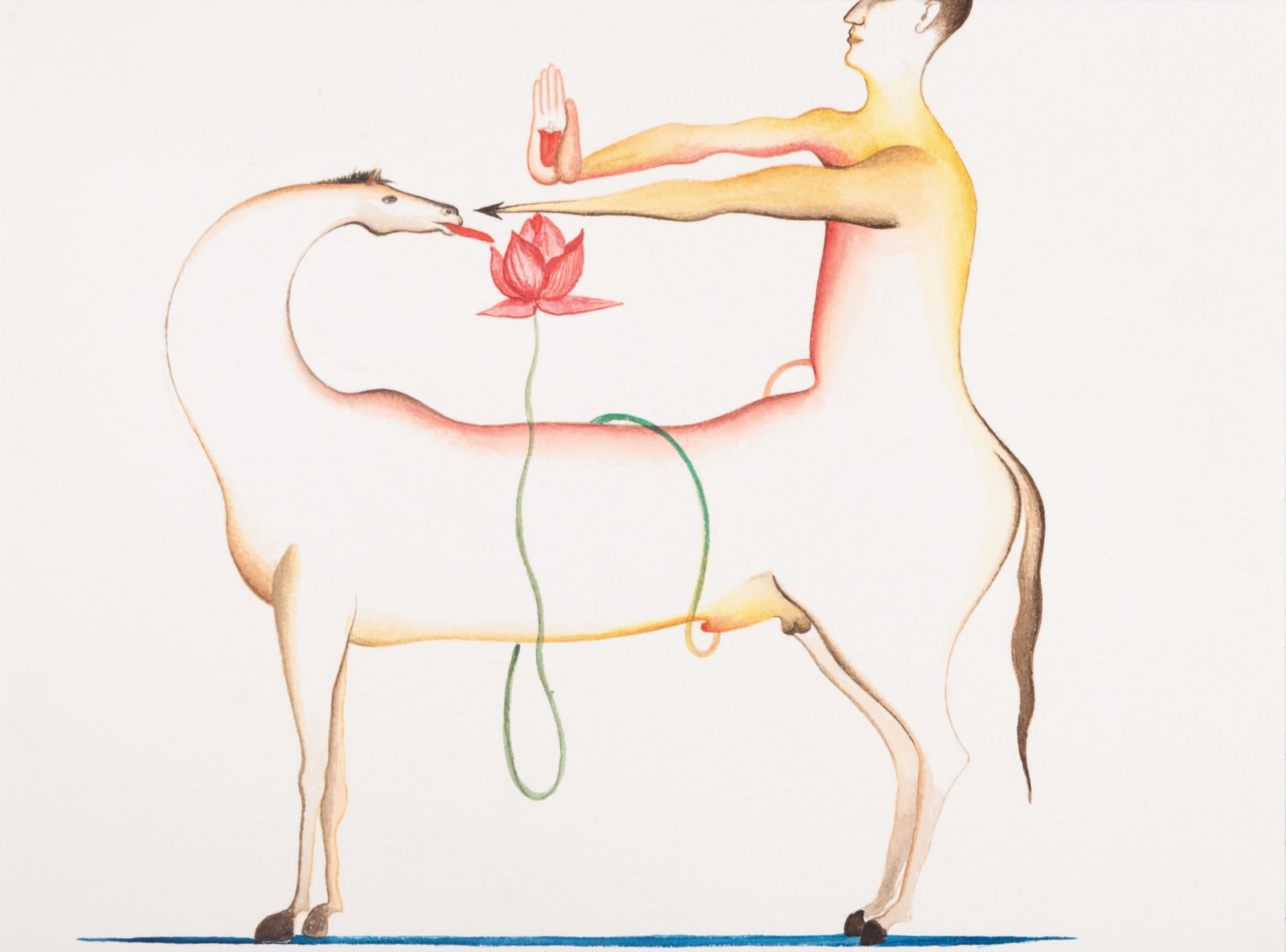 Surendran Nair, The Mortal Wound of Chiron, the Centaur (Corollary Mythologies), 1998