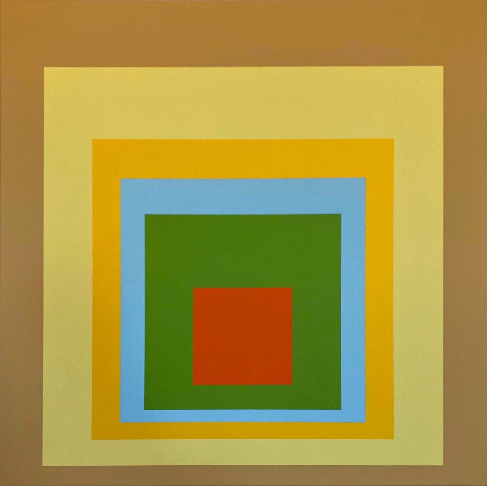 Wayne Youle, Two Albers on top of one another, 2025