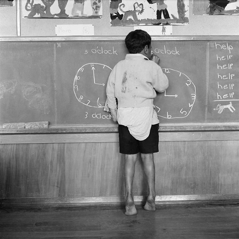 Ans Westra, Parikino School, Whanganui, 1960