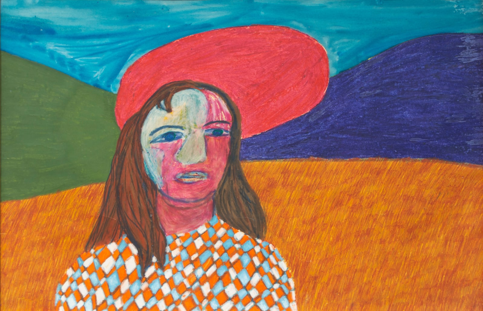 Jeffrey Harris, Woman with red hat