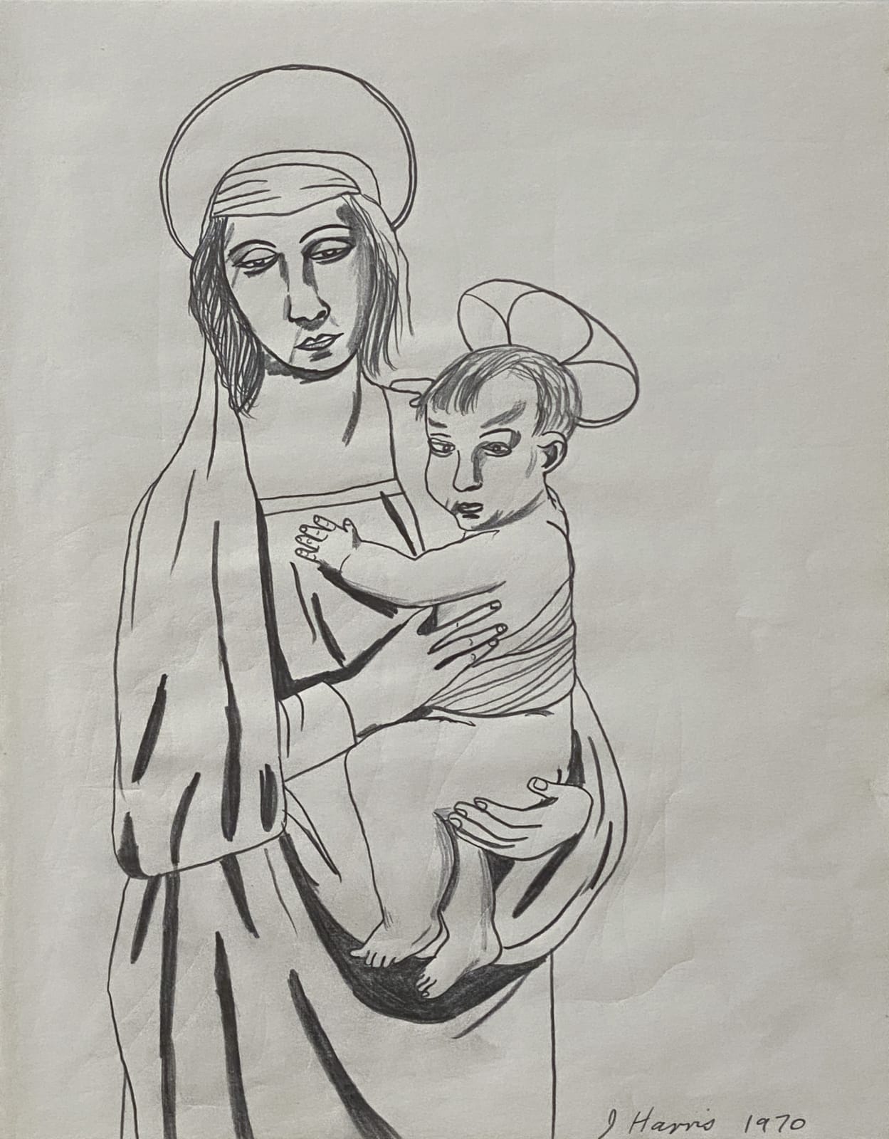 Jeffrey Harris, Madonna and Child , 1970