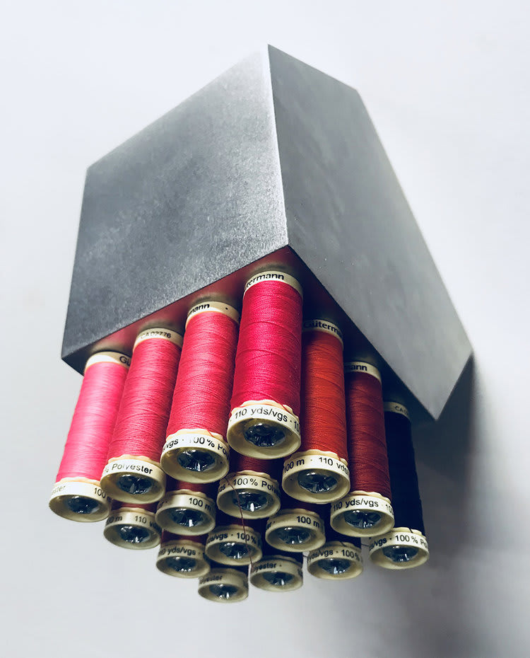 Anton Parsons, Cotton Painting (Red), 2018