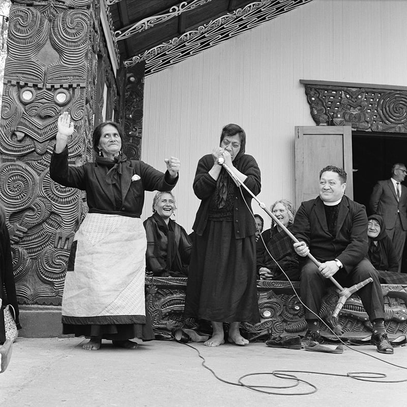 Ans Westra, Coronation Celebrations, Turangawaewae Marae, Ngaruawahia, 1963