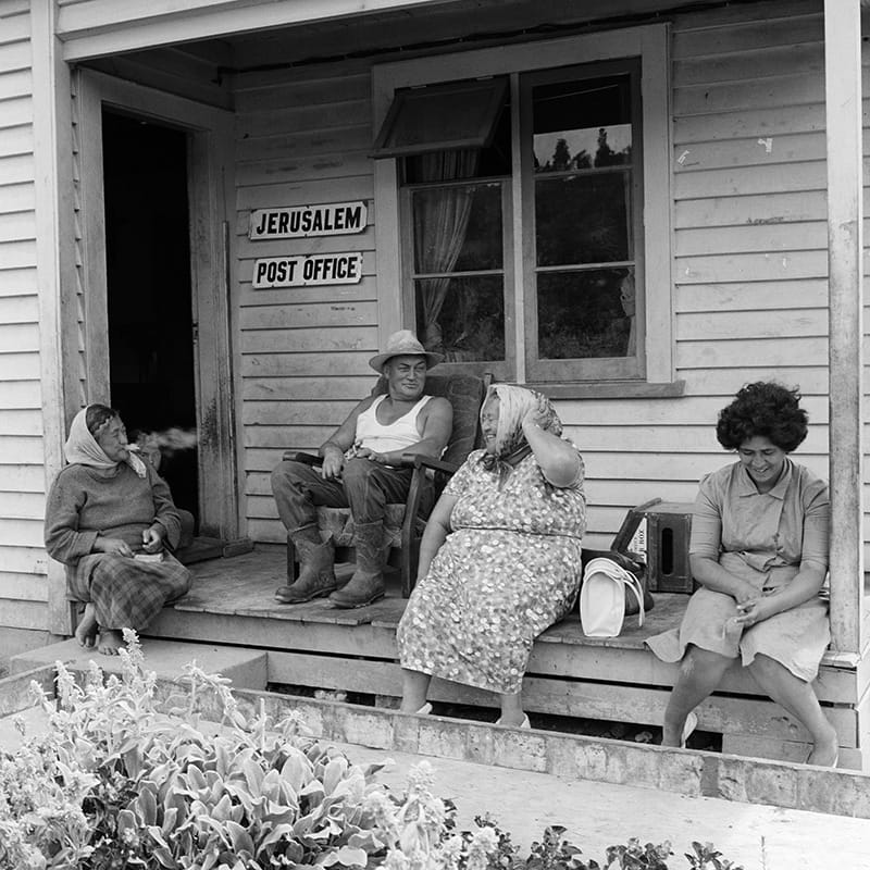 Ans Westra, Post Office, Hiruharama, Jerusalem, Whanganui, 1963