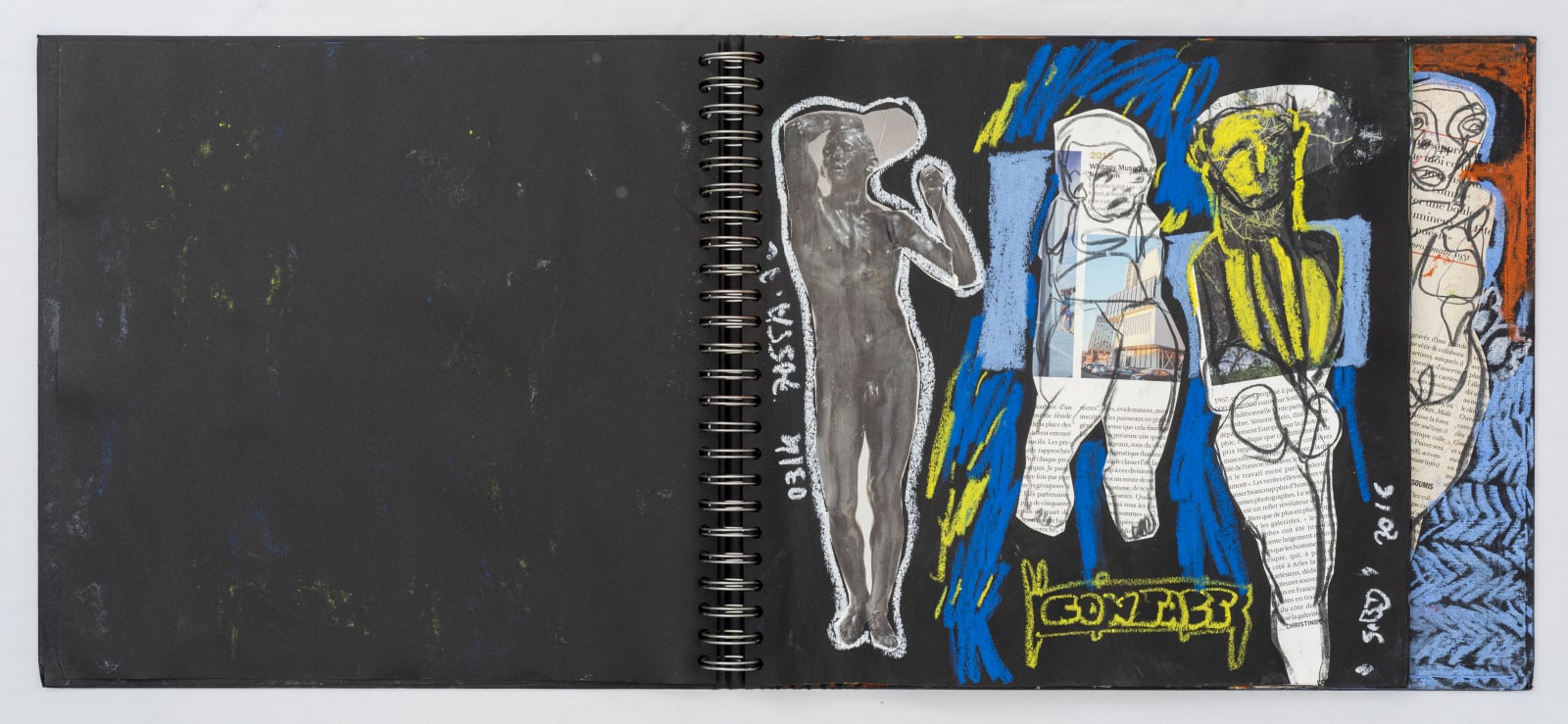 Soly Cissé, Black Book V (26 collages), 2016