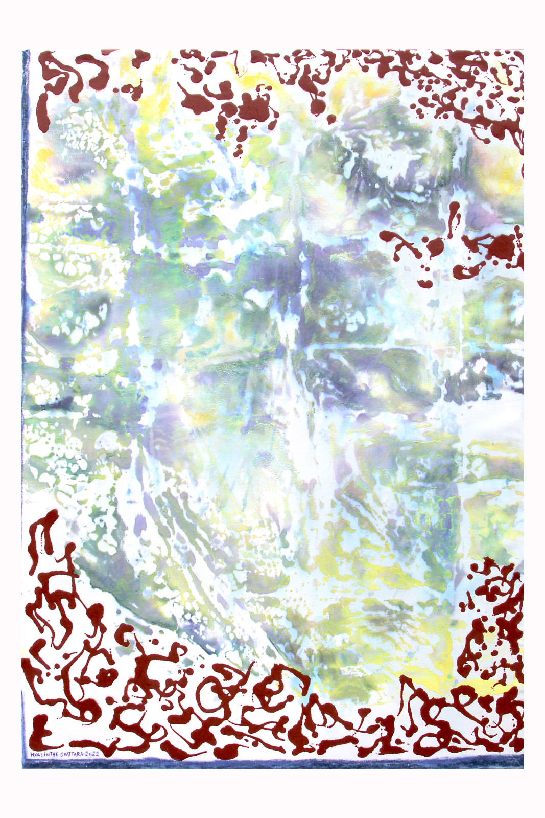 Hyacinthe Ouattara, Ancestral Writing II, 2022