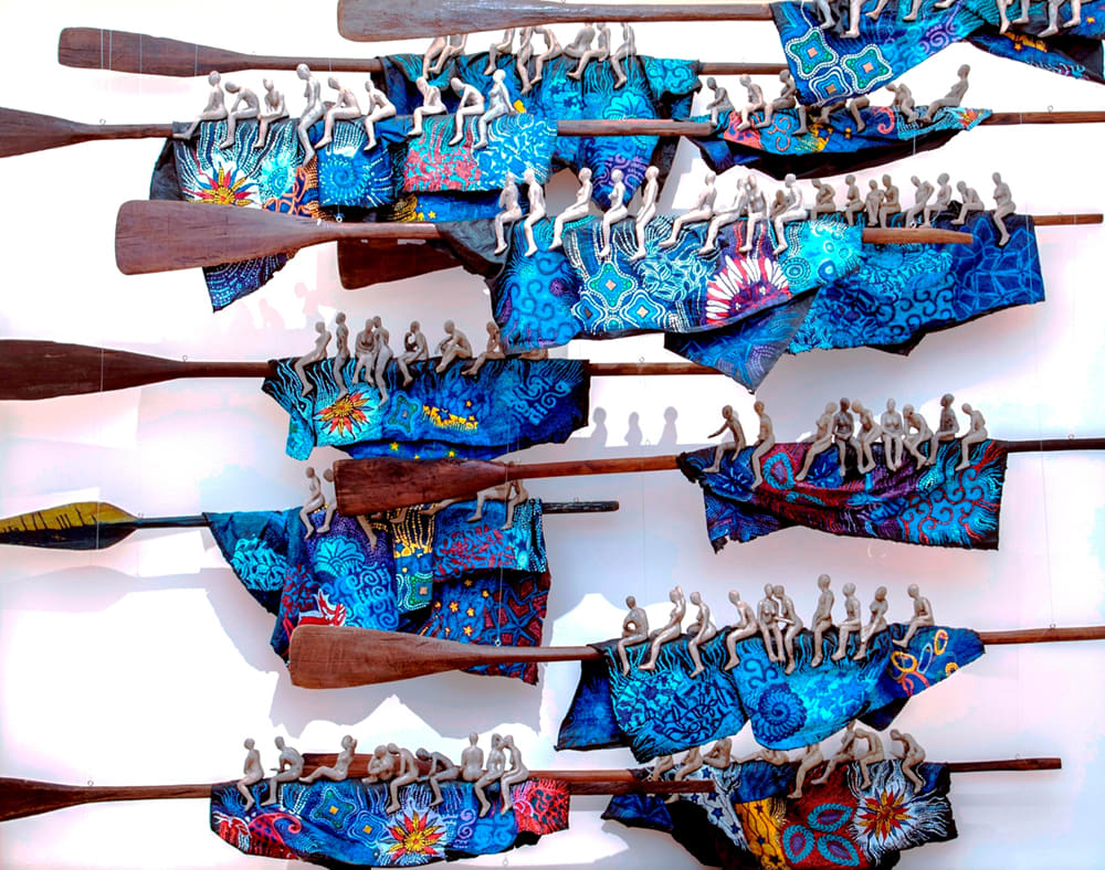 Péju Alatise, Bluer on the other side (The problem with immigration) oar 10 of 12, 2018