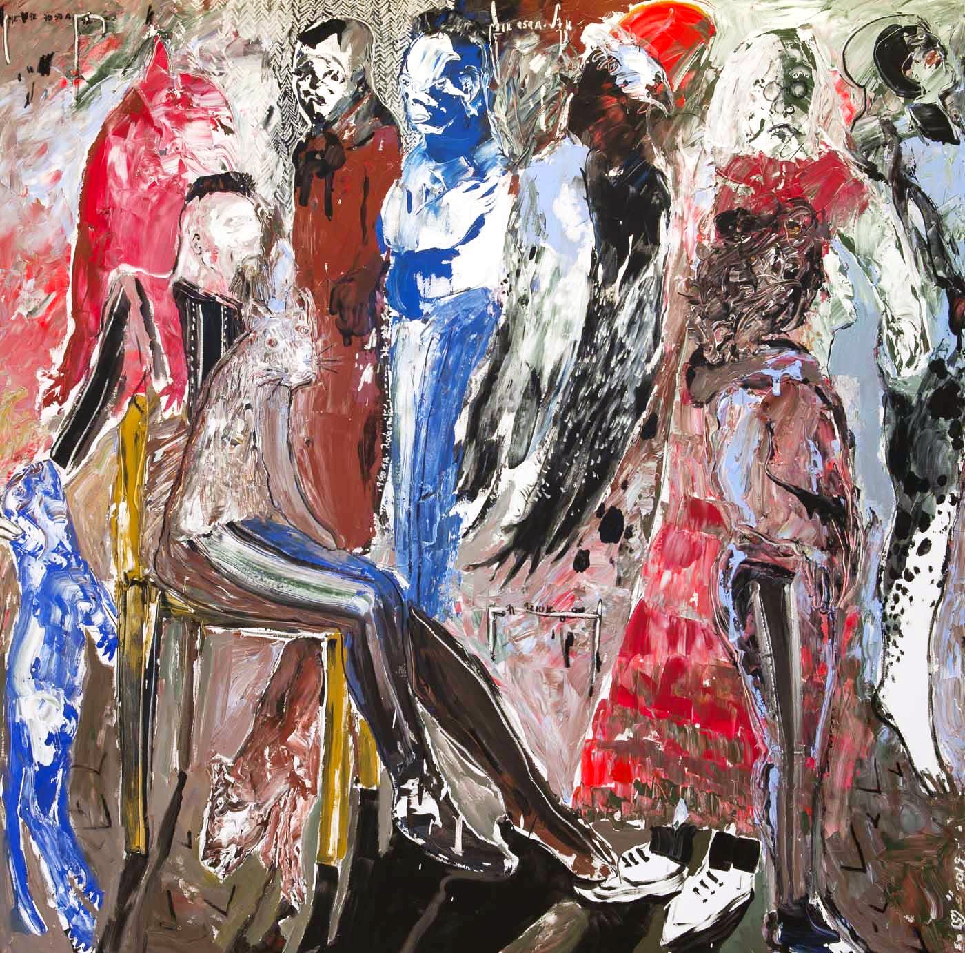 Soly Cissé, Men and Lives V, 2017