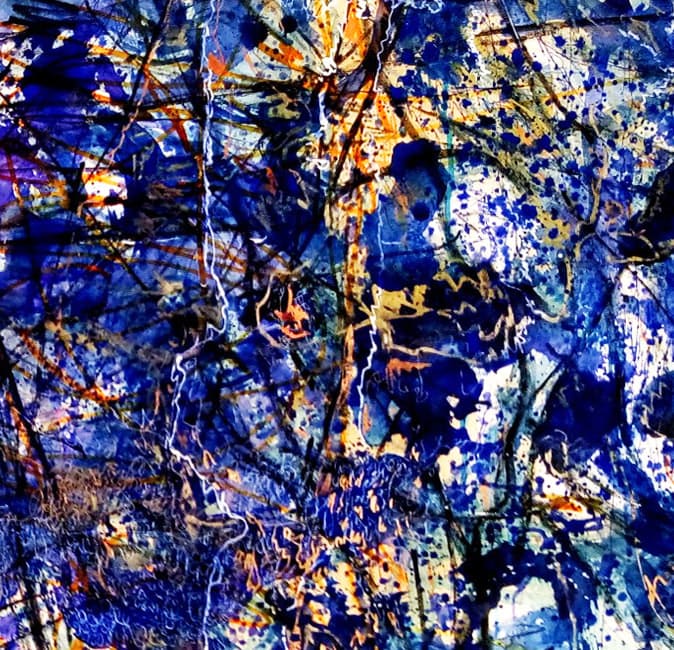 Hyacinthe Ouattara, Density Rhythm and Frequencies II (2 drawings), 2020