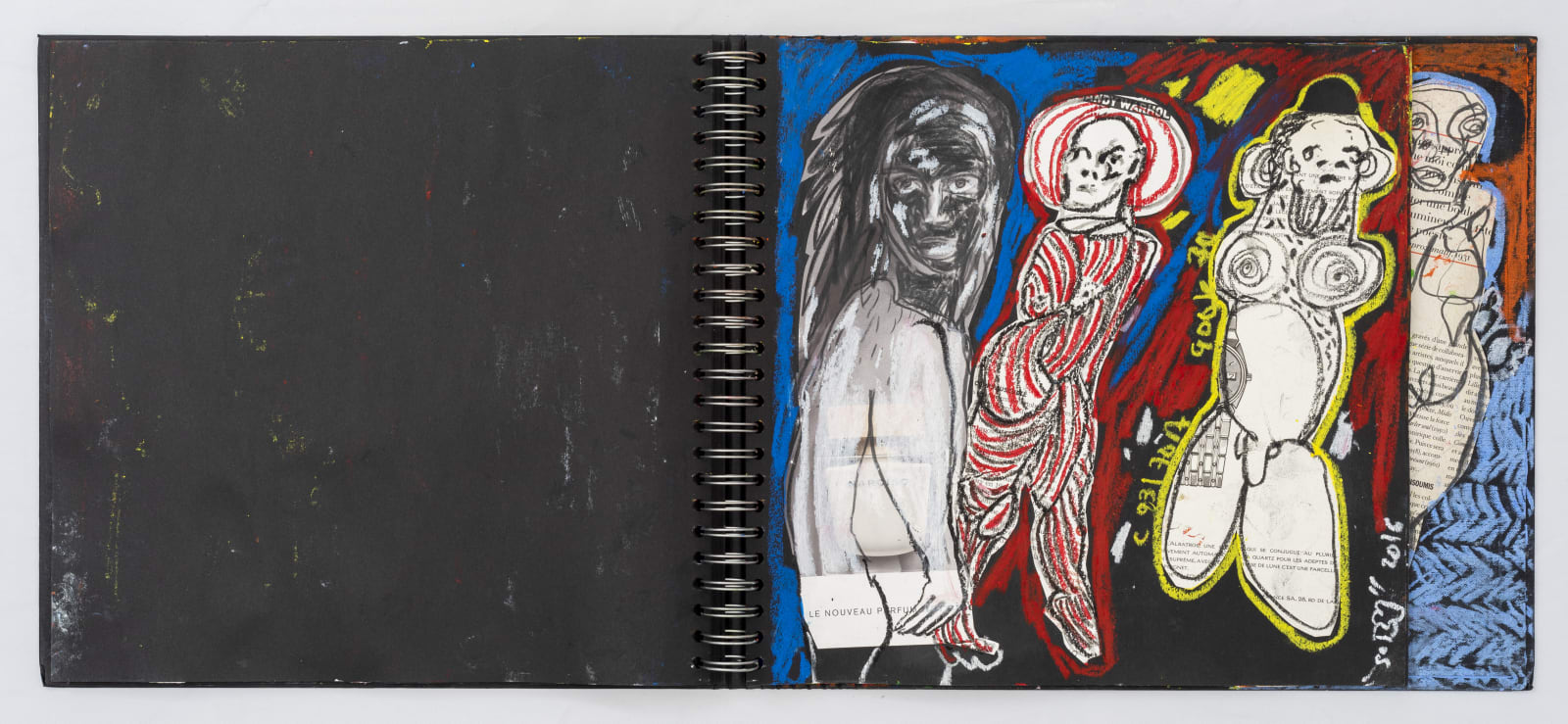 Soly Cissé, Black Book V (26 collages), 2016