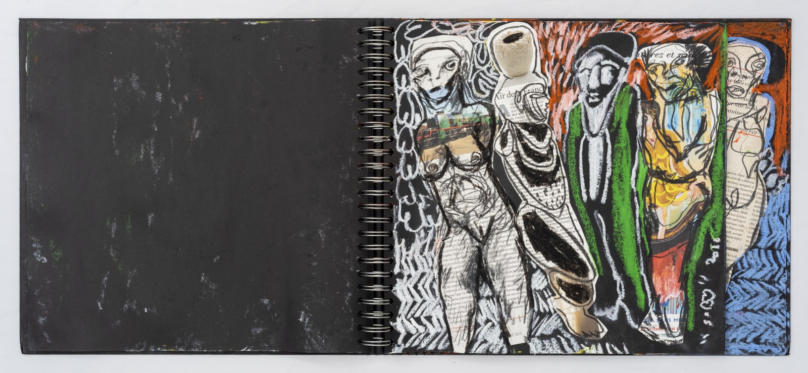 Soly Cissé, Black Book V (26 collages), 2016