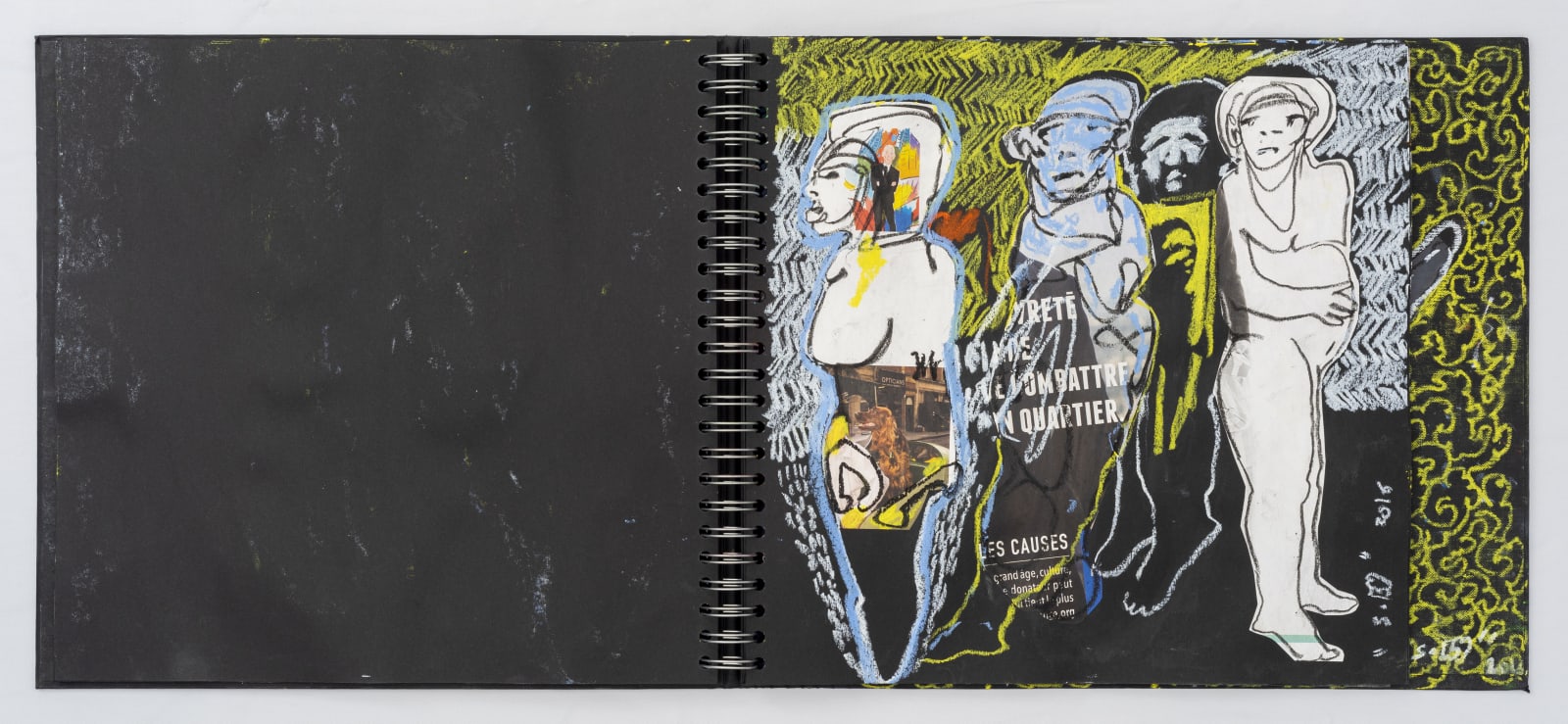 Soly Cissé, Black Book VII (26 collages), 2016