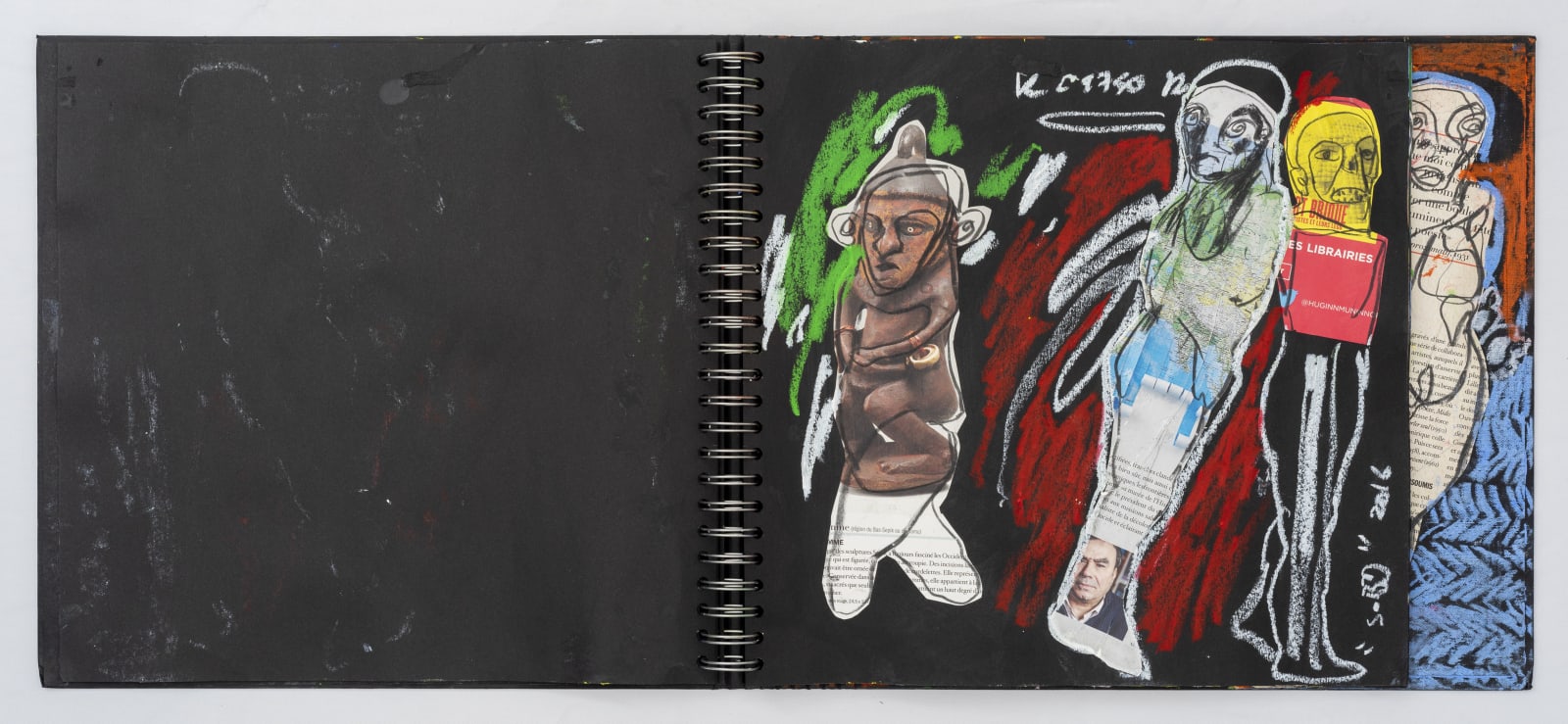 Soly Cissé, Black Book V (26 collages), 2016