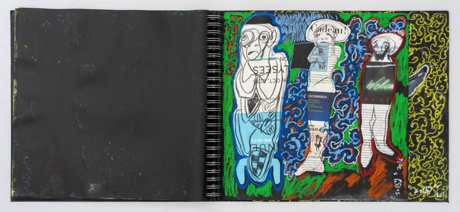 Soly Cissé, Black Book VII (26 collages), 2016