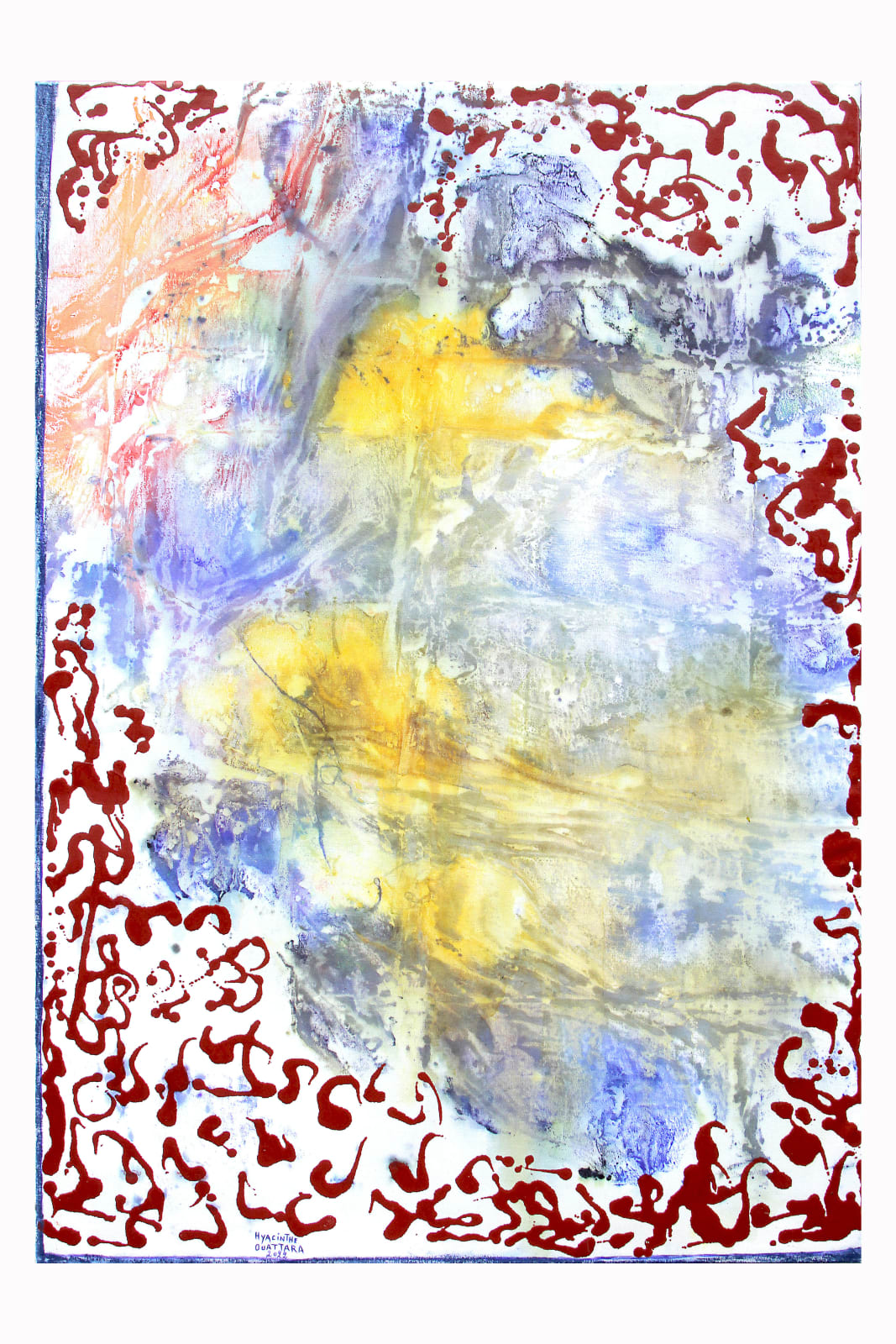 Hyacinthe Ouattara, Ancestral Writing I, 2022