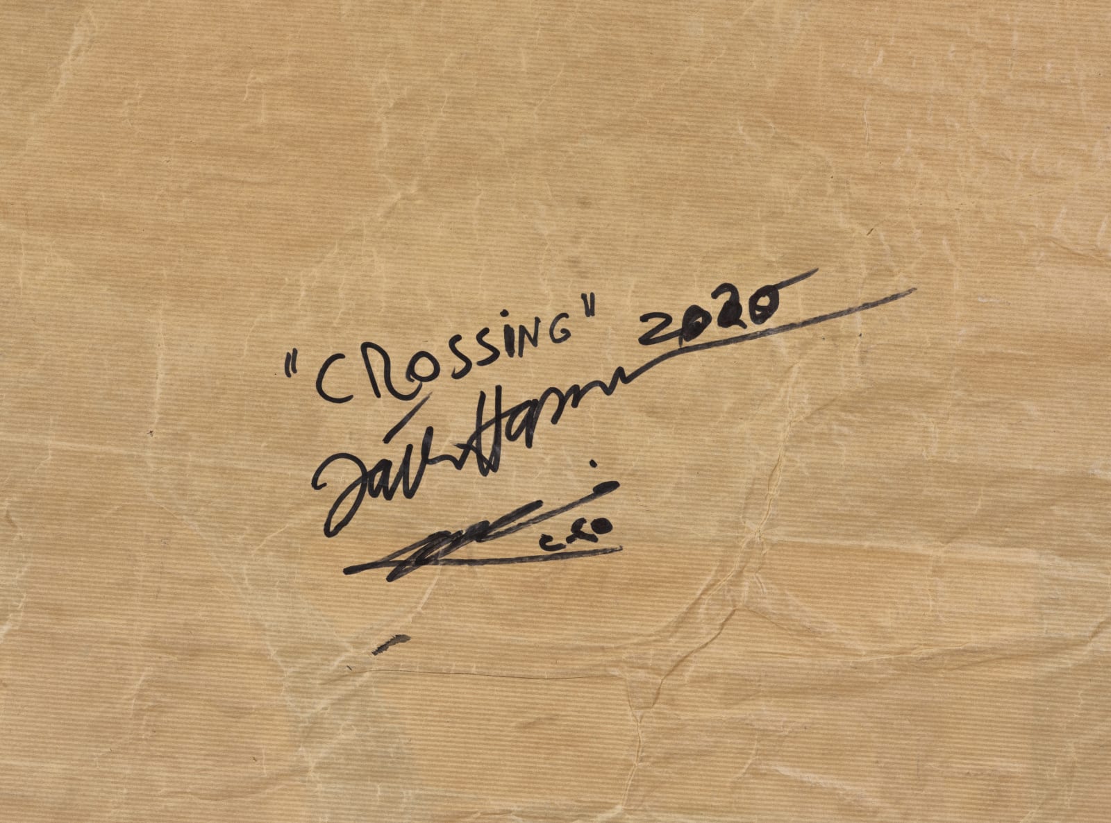 Fathi Hassan, Crossing, 2020