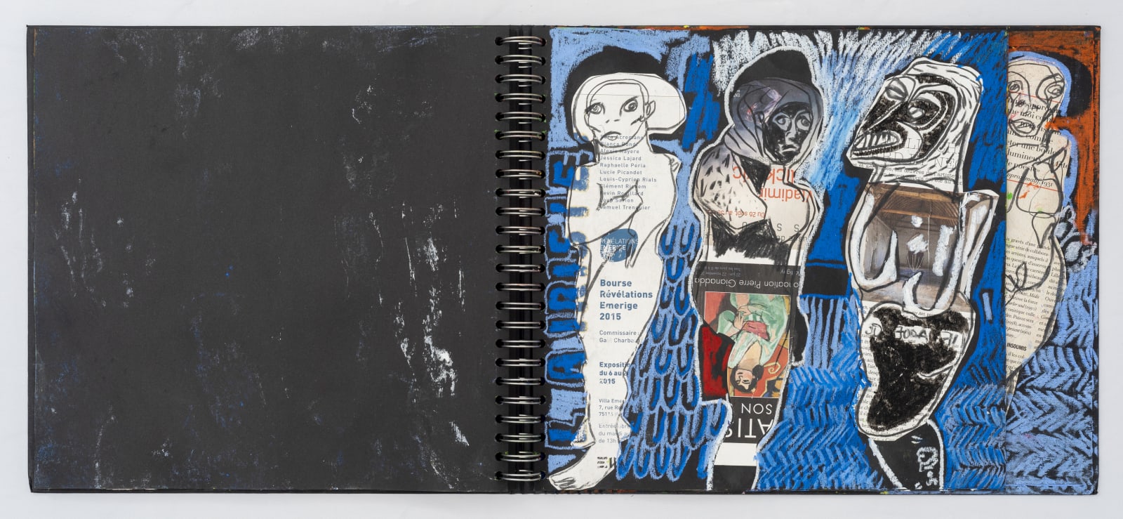 Soly Cissé, Black Book V (26 collages), 2016