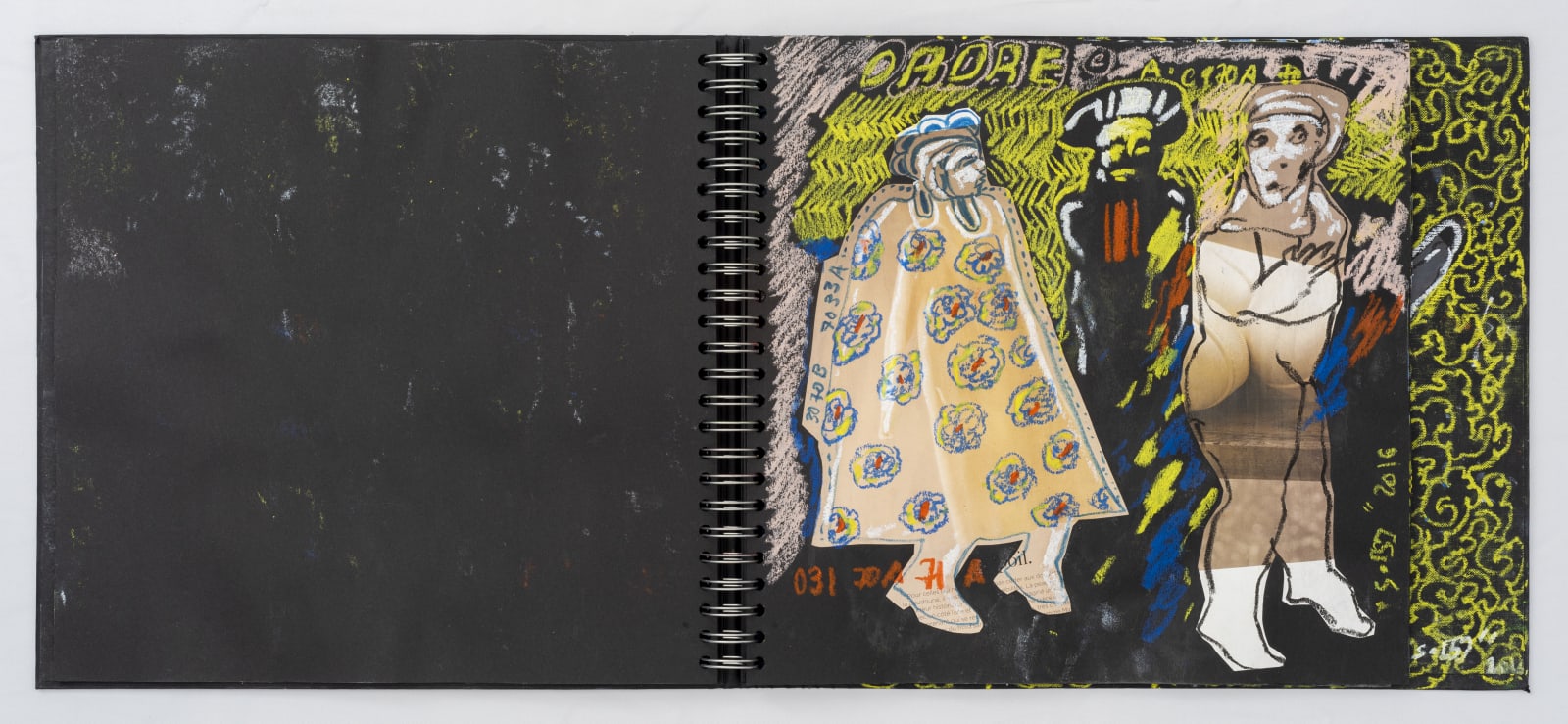 Soly Cissé, Black Book VII (26 collages), 2016