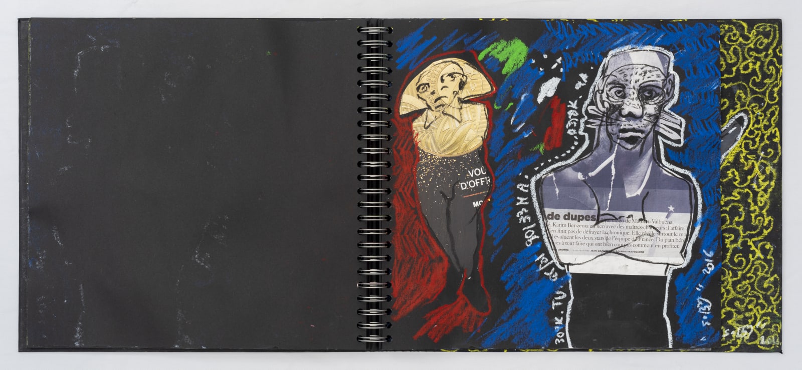 Soly Cissé, Black Book VII (26 collages), 2016