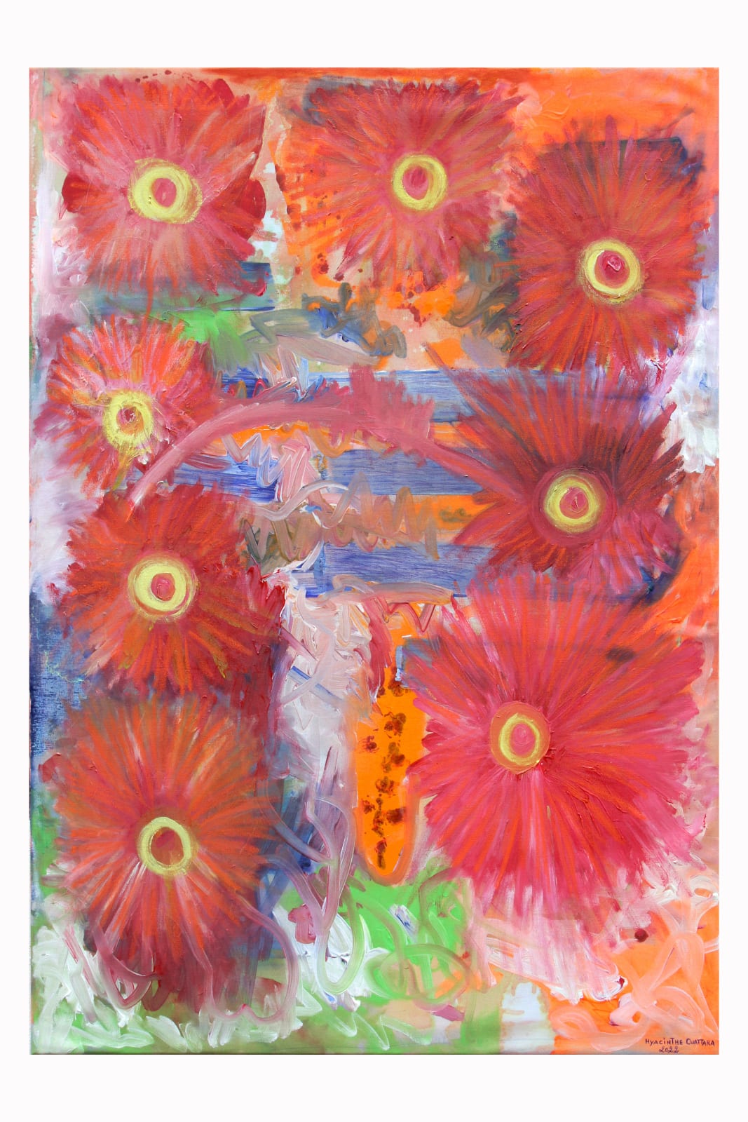 Hyacinthe Ouattara, Sunflower II, 2022