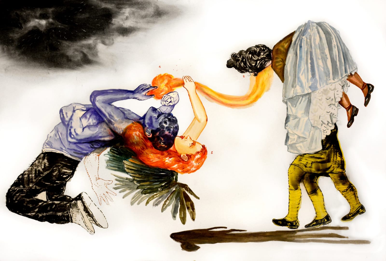 Mohamed Lekleti, Souffle de feu, 2021
