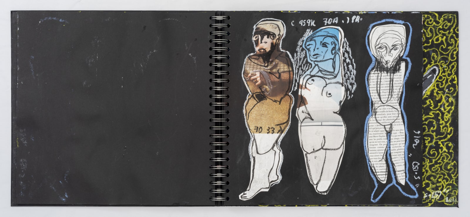 Soly Cissé, Black Book VII (26 collages), 2016
